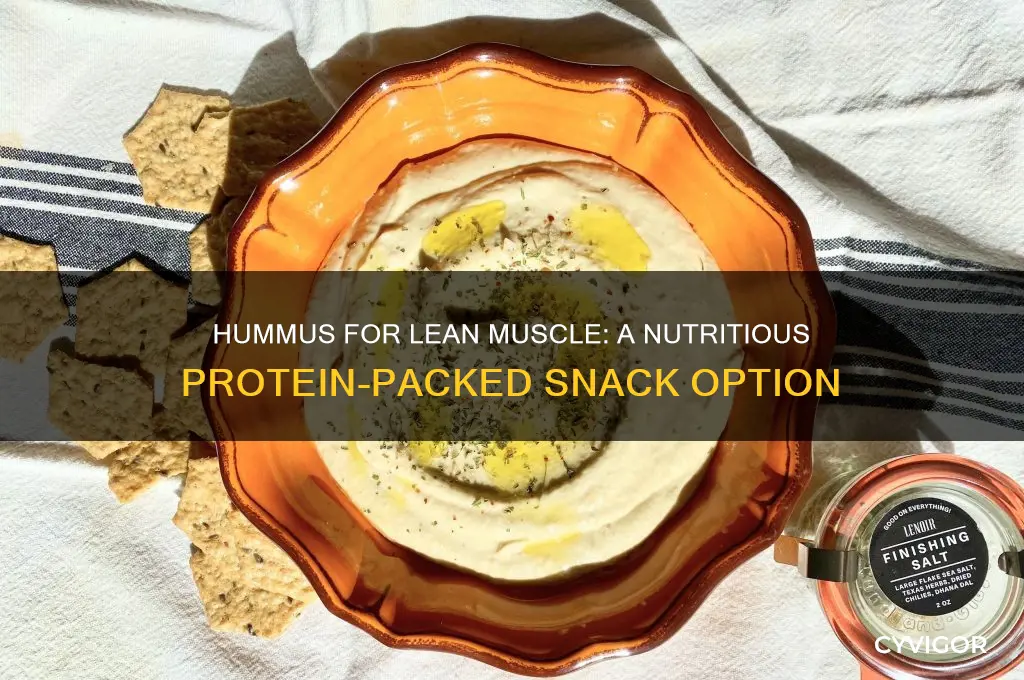 is hummus good for lean muscle