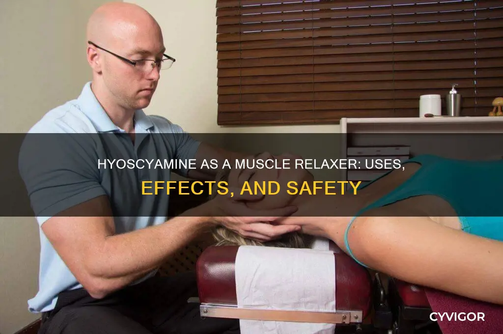 is hyoscyamine a muscle relaxer