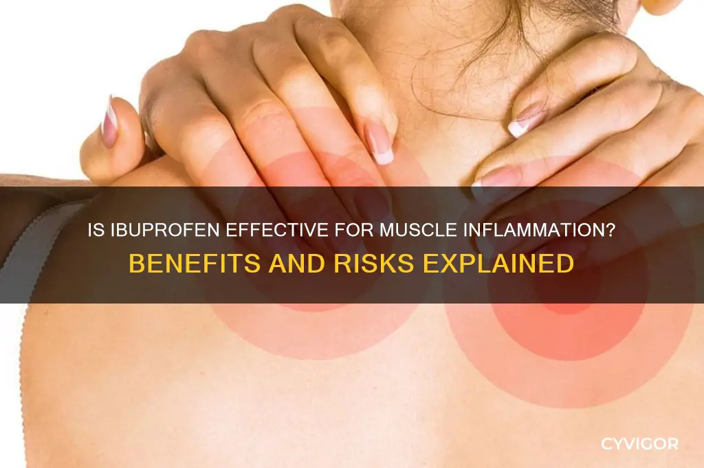 is ibuprofen good for muscle inflammation