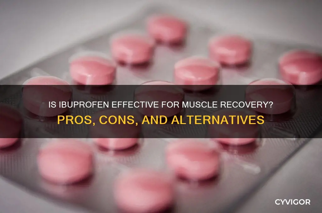 is ibuprofen good for muscle recovery