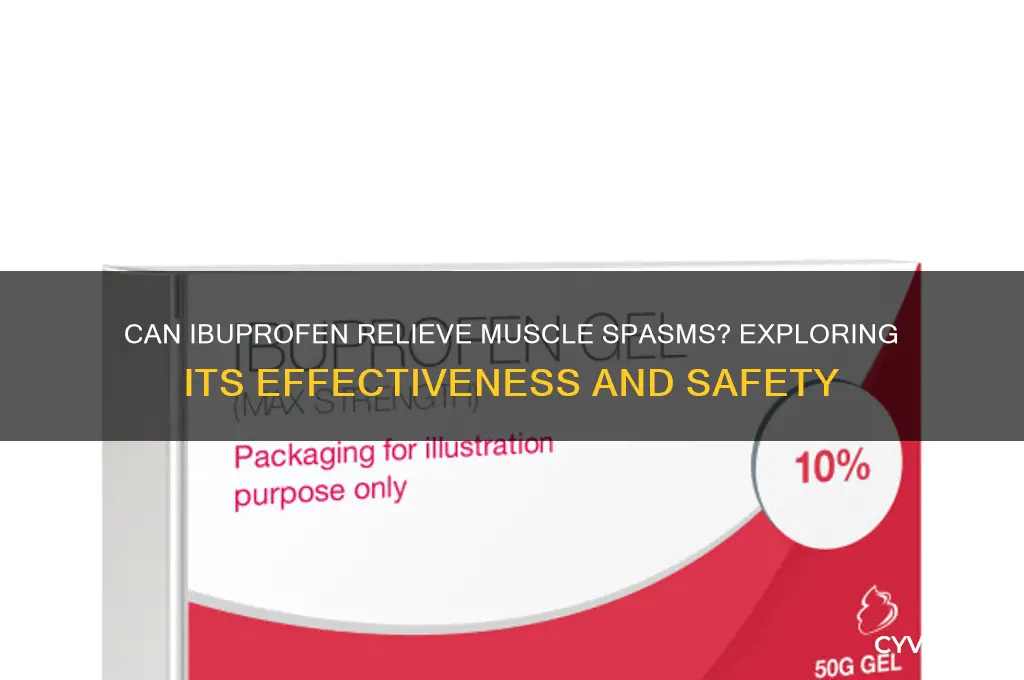 is ibuprofen good for muscle spasms