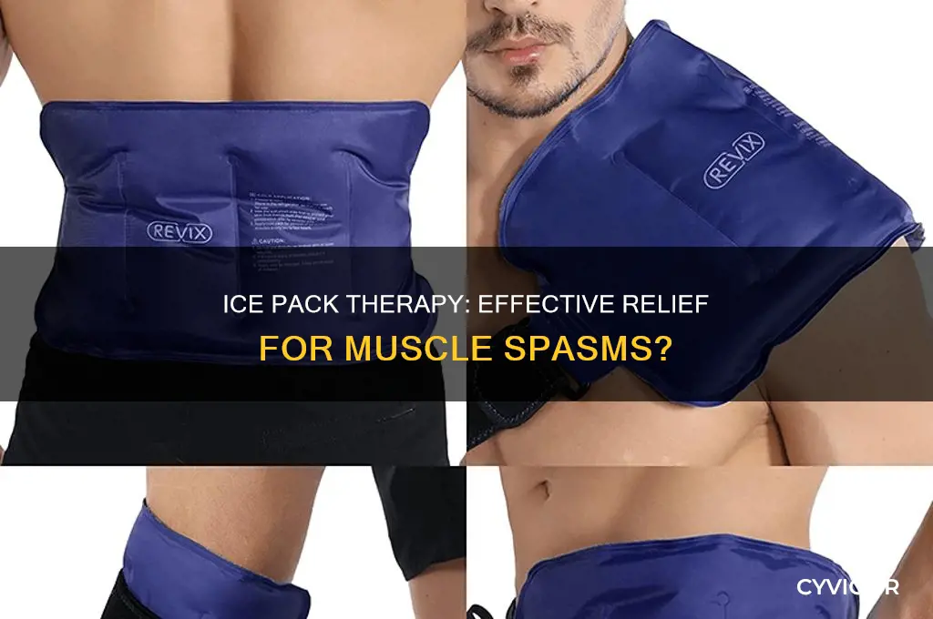 is ice pack good for muscle spasm