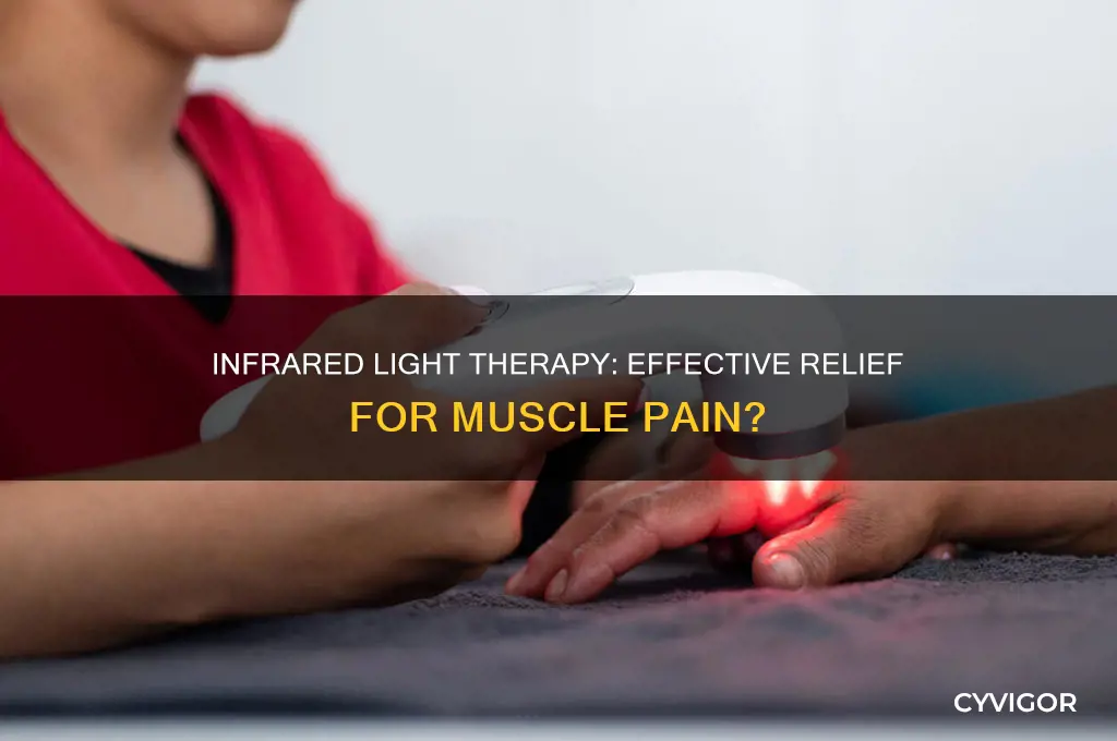 is infrared light good for muscle pain