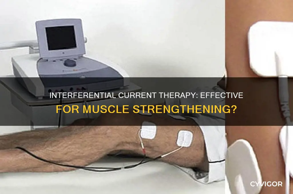 is interferential current good for muscle strengthening