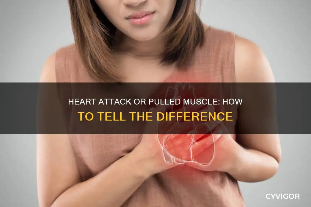is it a heart attack or pulled muscle