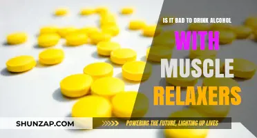 Mixing Alcohol and Muscle Relaxers: Risks and Potential Dangers