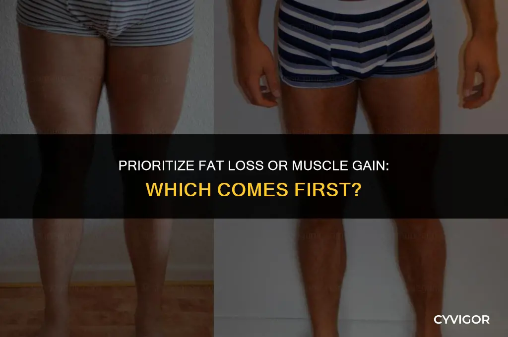 is it better to lose weight before building muscle