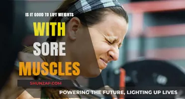 Lifting Weights with Sore Muscles: Benefits, Risks, and Recovery Tips