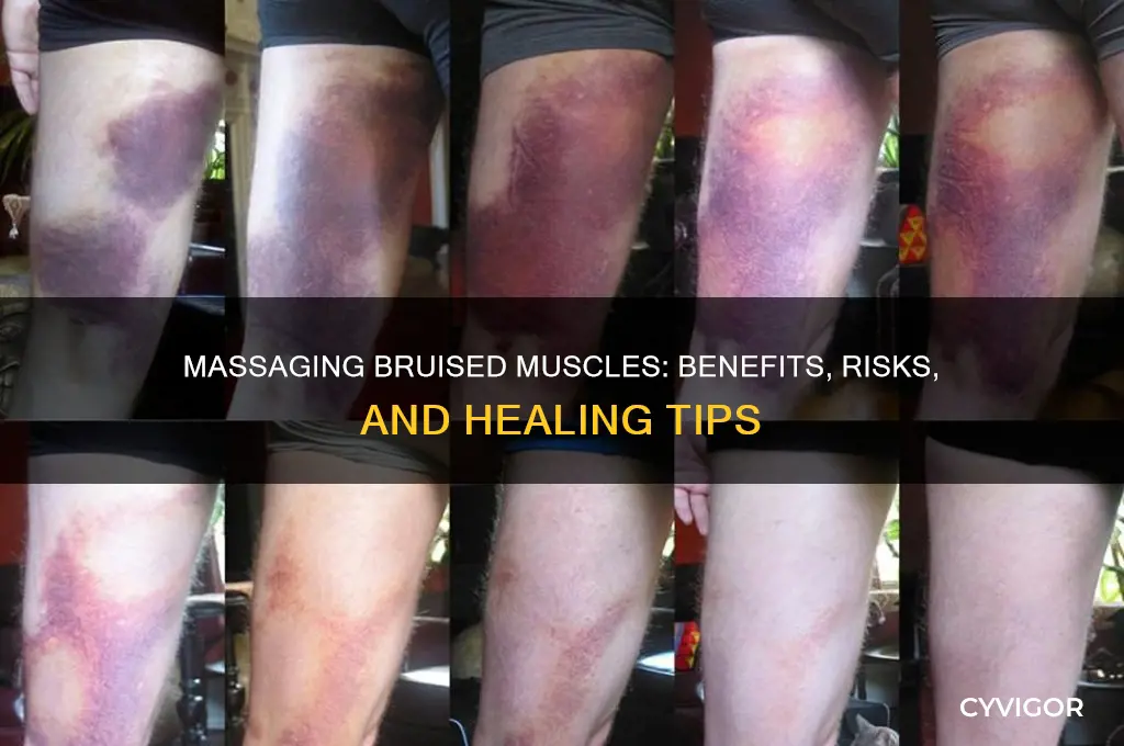 is it good to massage a bruised muscle