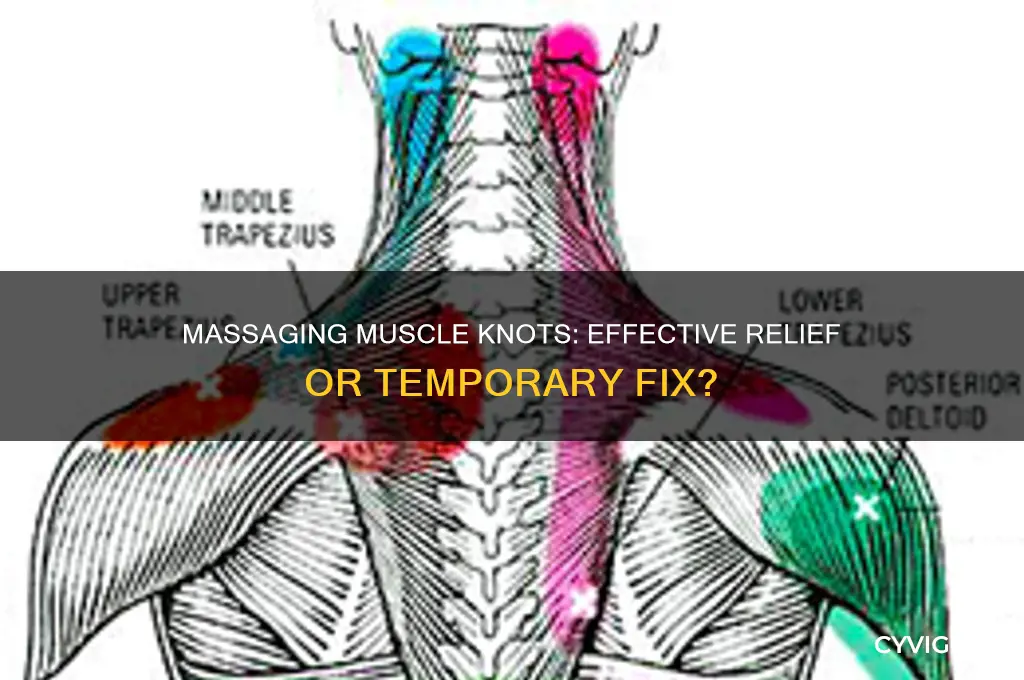 is it good to massage muscle knots