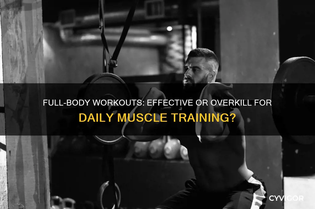 is it good to workout all muscles in one day