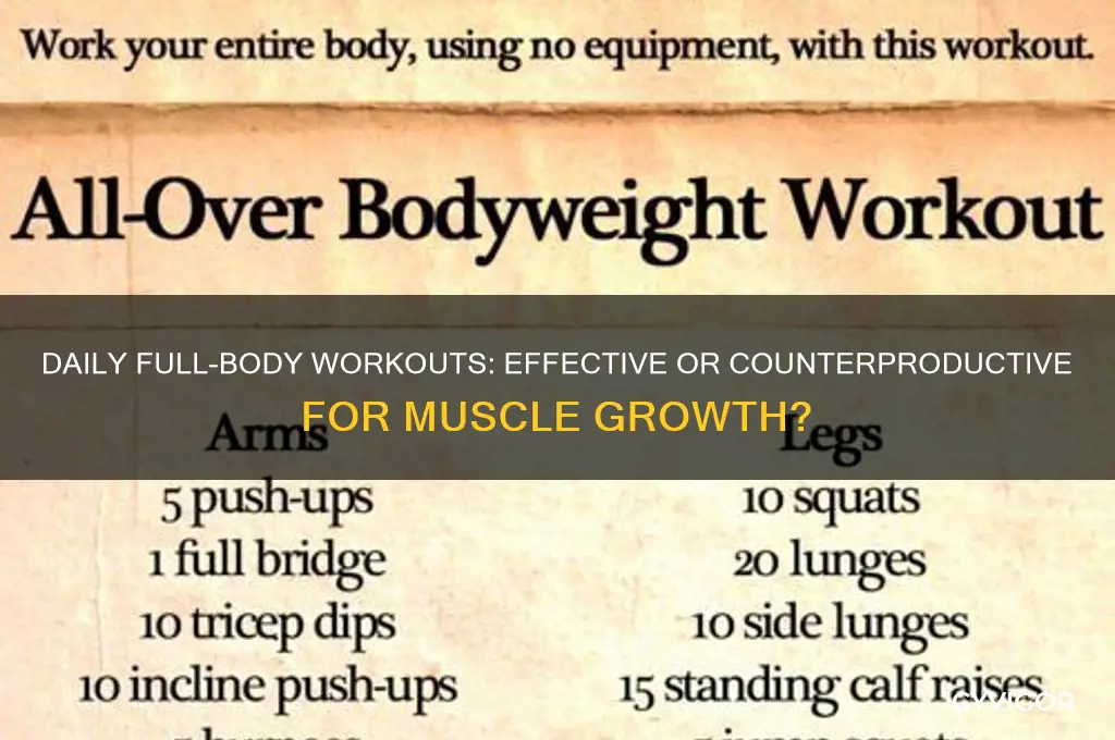 is it good to workout every muscle group every day