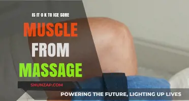 Is It Okay to Ice Sore Muscles After a Massage?