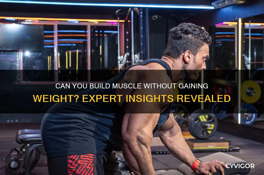 is it possible to gain muscle while maintaining weight