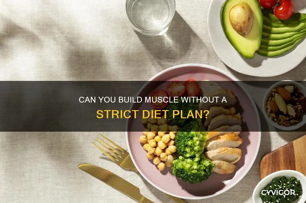 is it possible to gain muscle without a diet