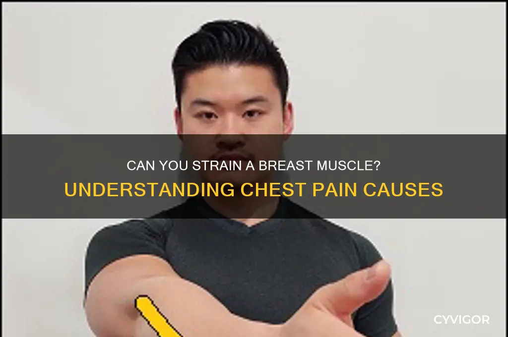 is it possible to pull a breast muscle