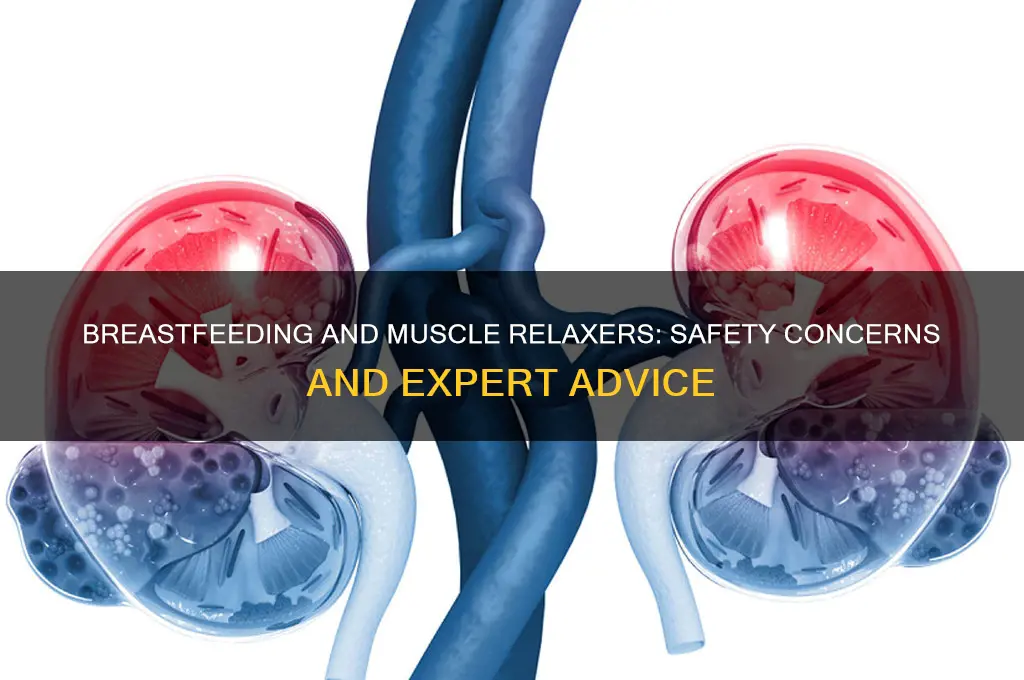 is it safe to take a muscle relaxer while breastfeeding