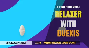 Muscle Relaxers and Duexis: Safe Combination or Risky Interaction?