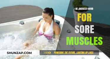 Jacuzzi Therapy: Relieving Sore Muscles with Warm Water Relaxation