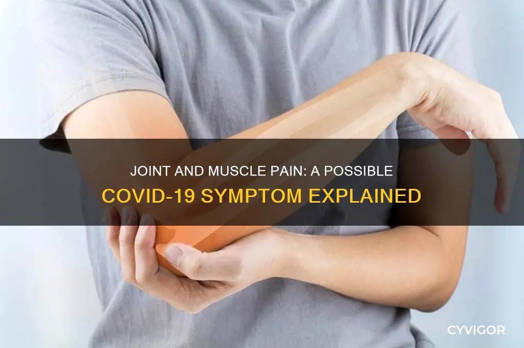 is joint and muscle pain a symptom of covid
