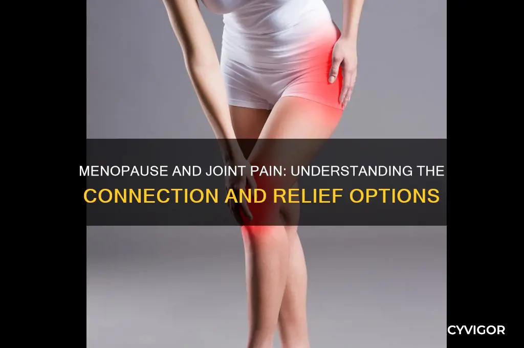 is joint and muscle pain a symptom of menopause