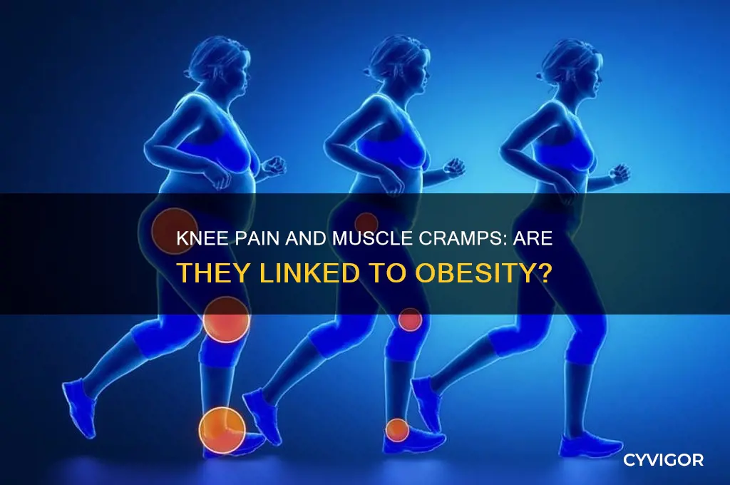 is knee pain and muscle cramps a symptom of obesity