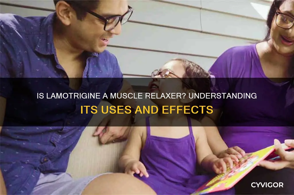 is lamotrigine a muscle relaxer