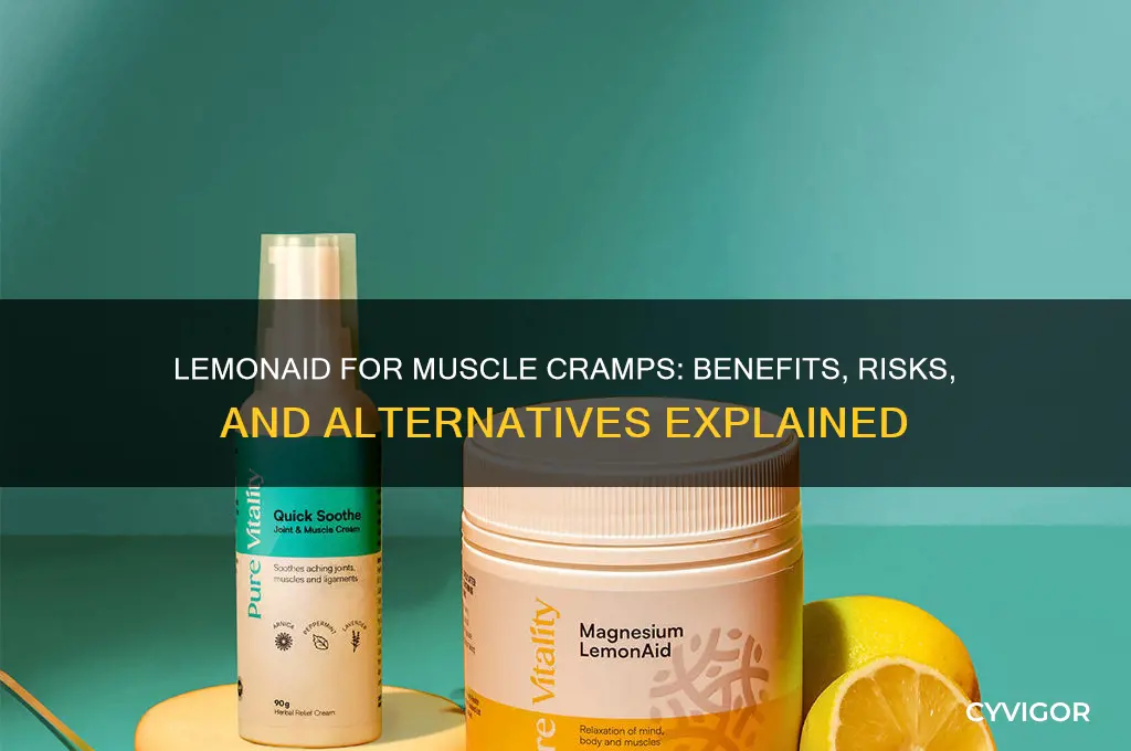 is lemonaid good for muscle cramps