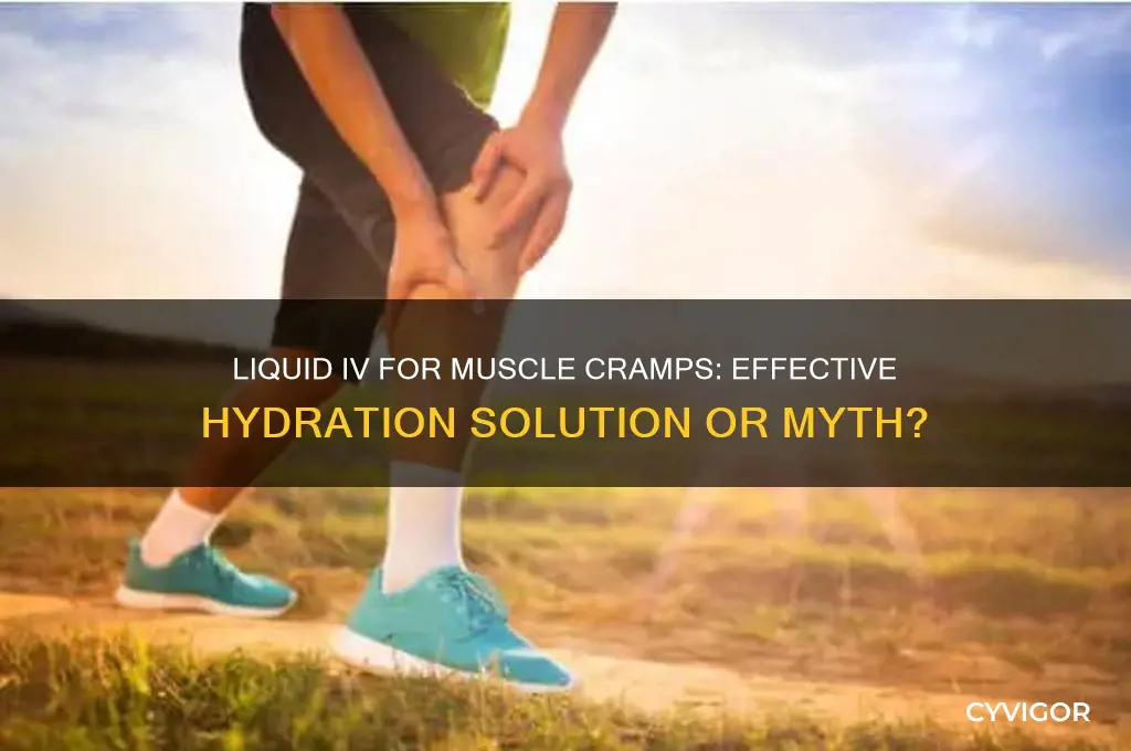is liquid iv good for muscle cramps