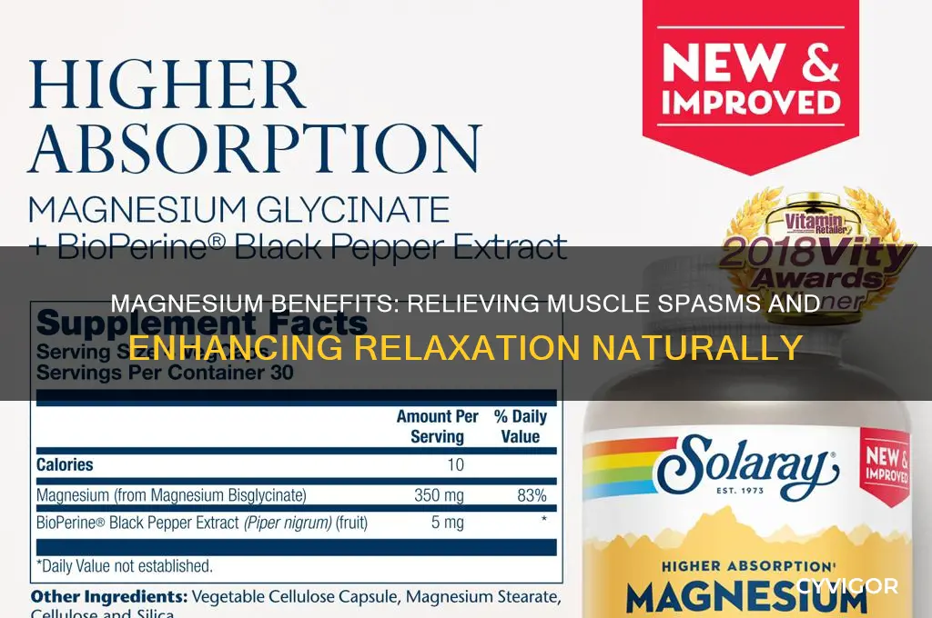 is magnesium good for muscle spasm
