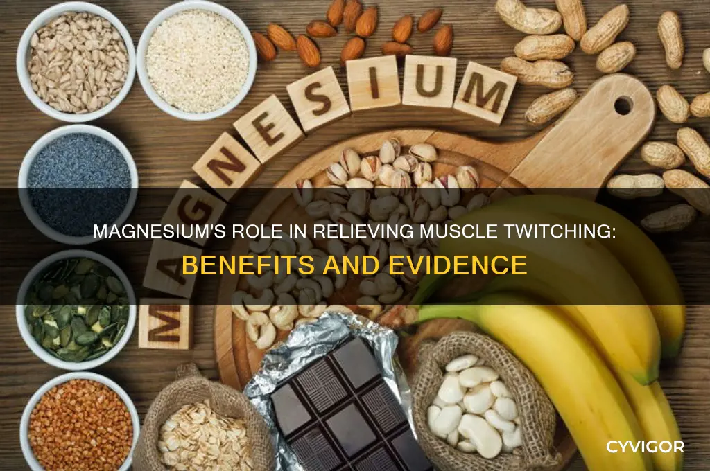 is magnesium good for muscle twitching
