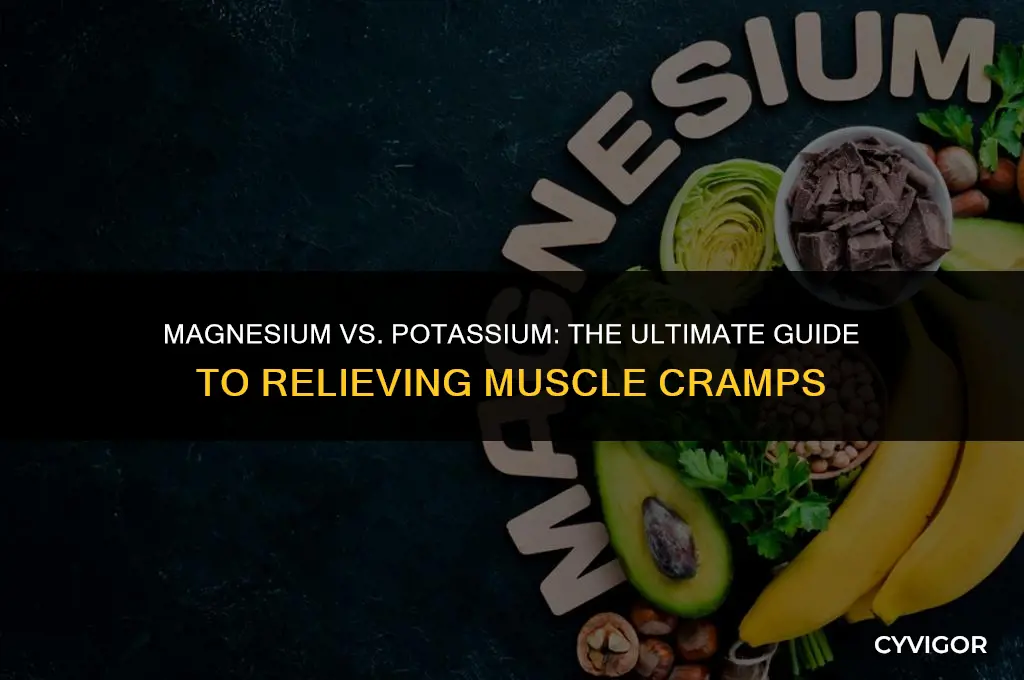 is magnesium or potassium better for muscle cramps