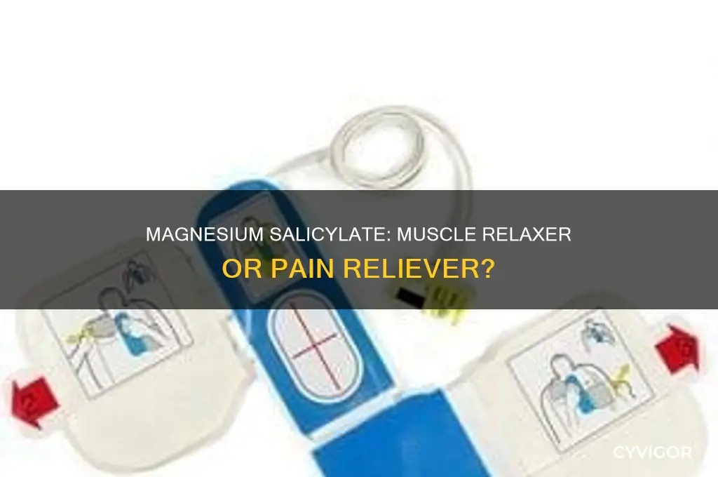 is magnesium salicylate a muscle relaxer