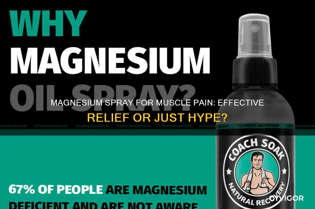 is magnesium spray good for muscle pain
