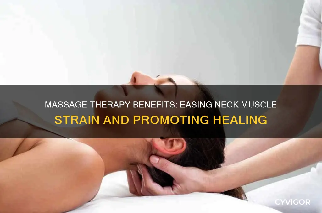 is massage good for neck muscle strain