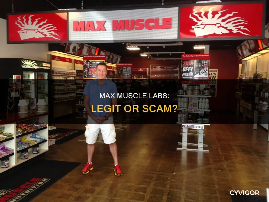 is max muscle labs legit