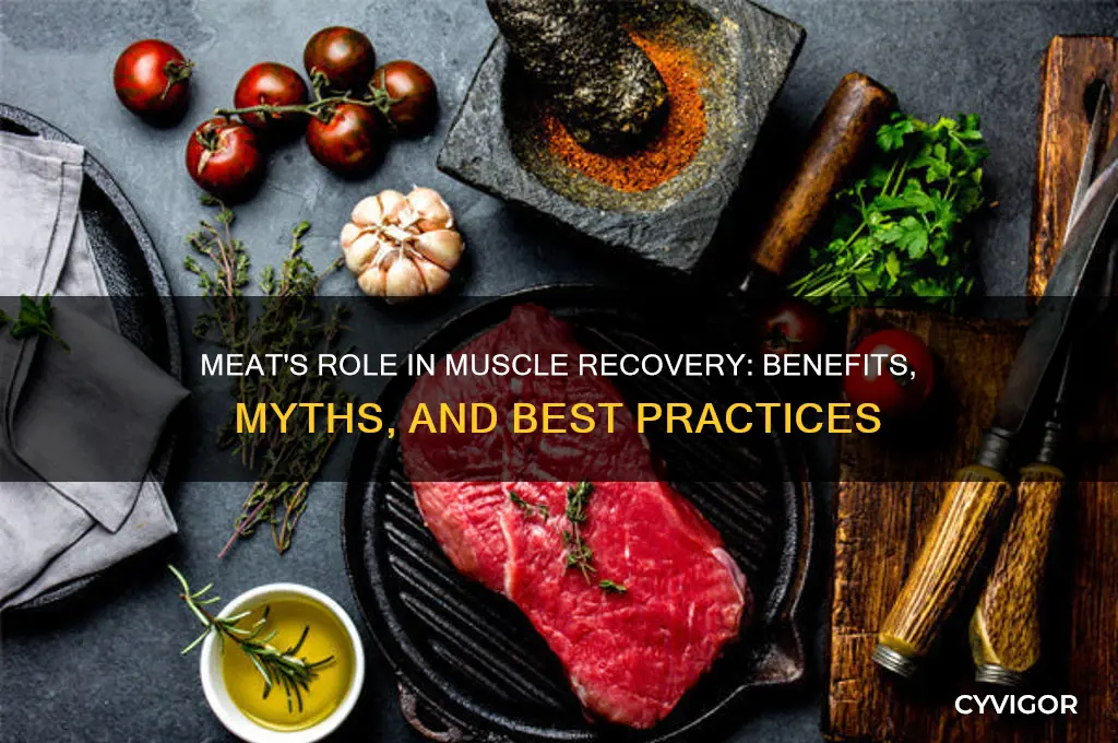 is meat good for muscle recovery