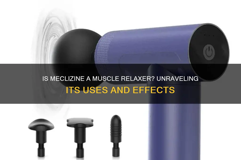 is meclizine a muscle relaxer