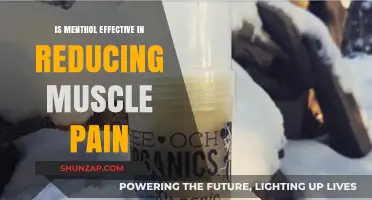 Menthol's Muscle Pain Relief: Fact or Fiction? Exploring Its Effectiveness