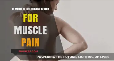 Menthol vs. Lidocaine: Which Works Best for Muscle Pain Relief?