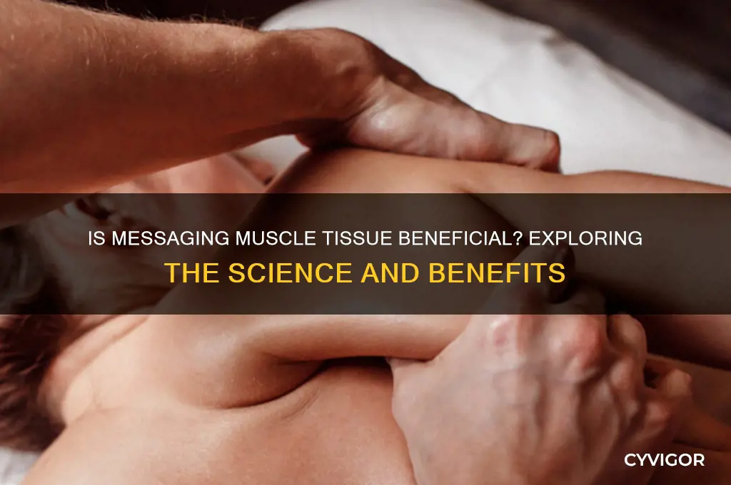 is messaging muscle tissue good
