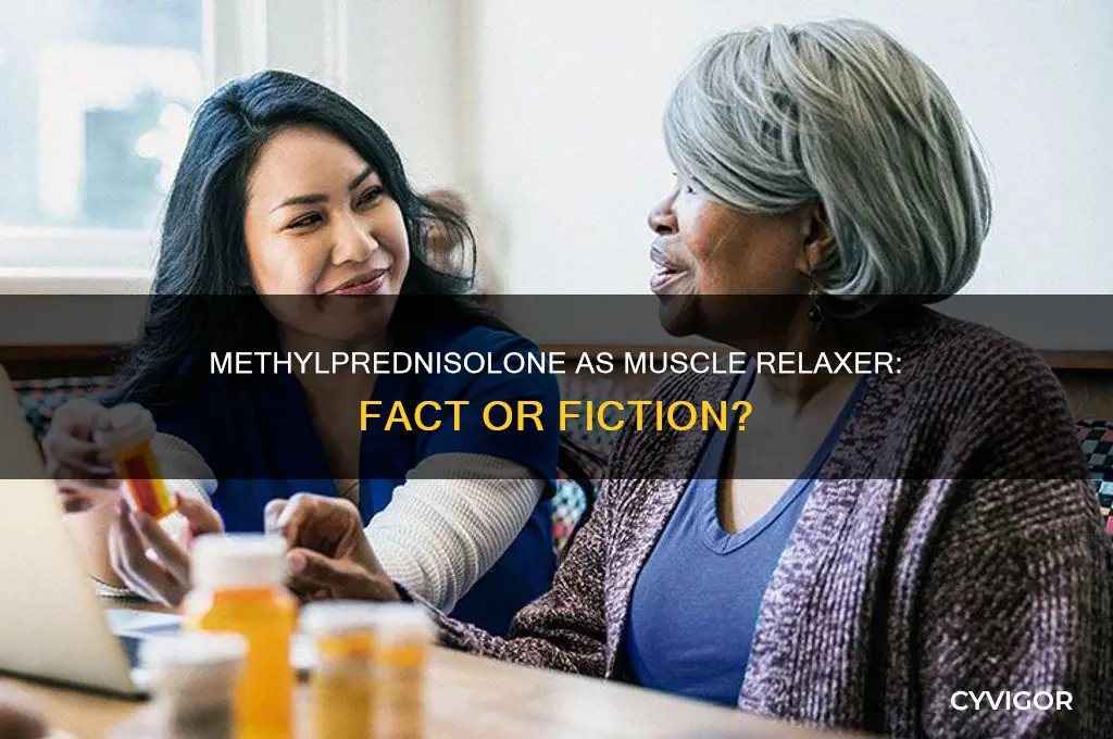 is methloprednisolone a muscle relaxer