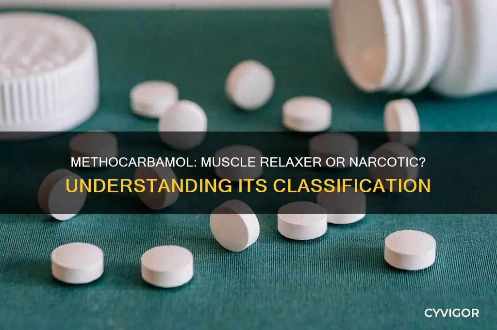 is methocarbamol a muscle relaxer a narcotic