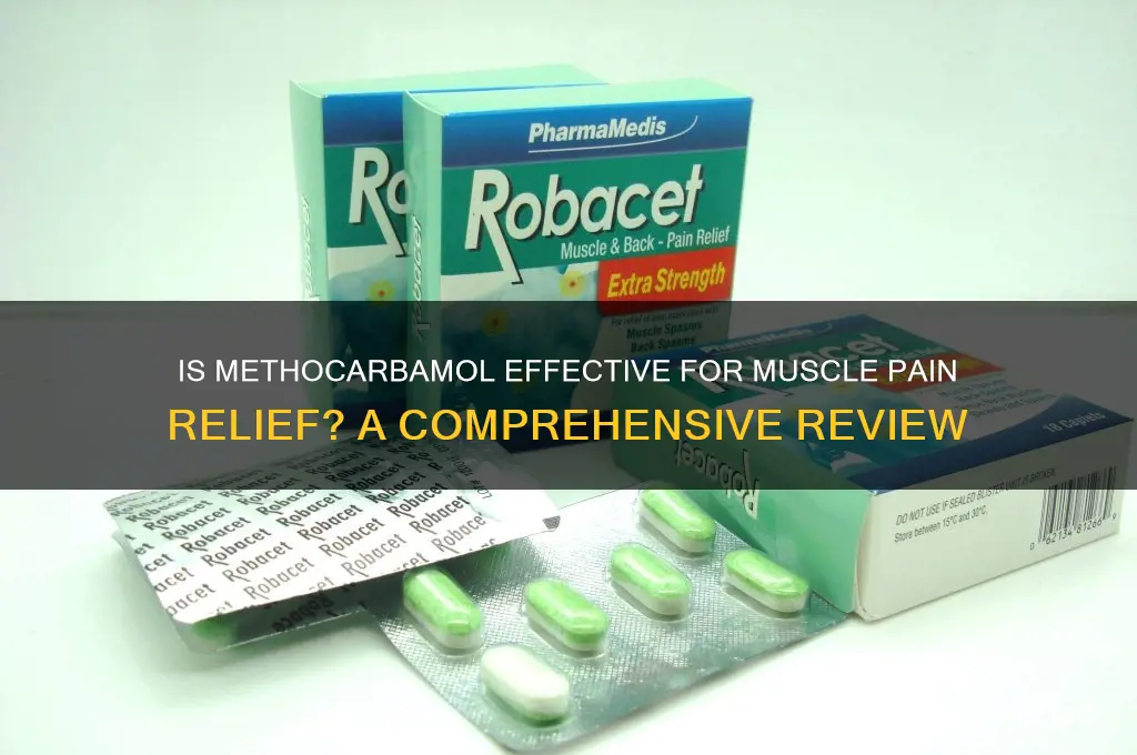 is methocarbamol good for muscle pain