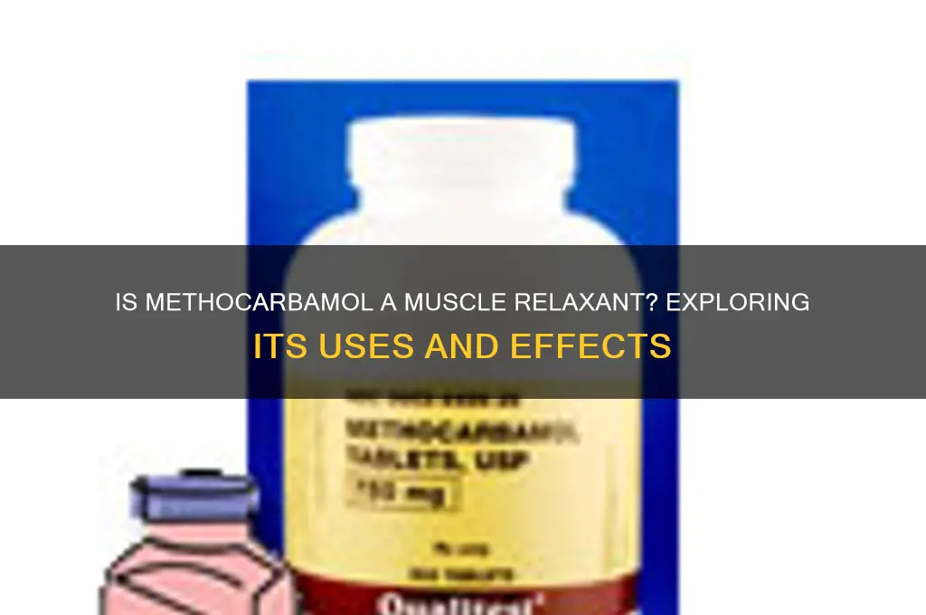 is methocarbinal a muscle relaxant