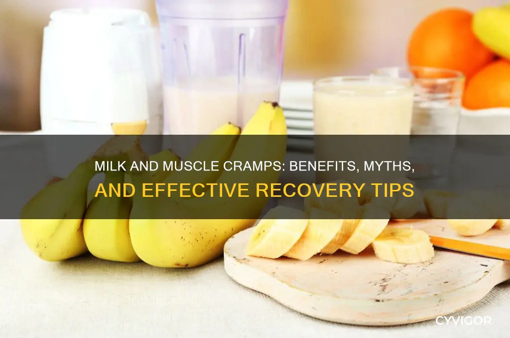 is milk good for muscle gramps