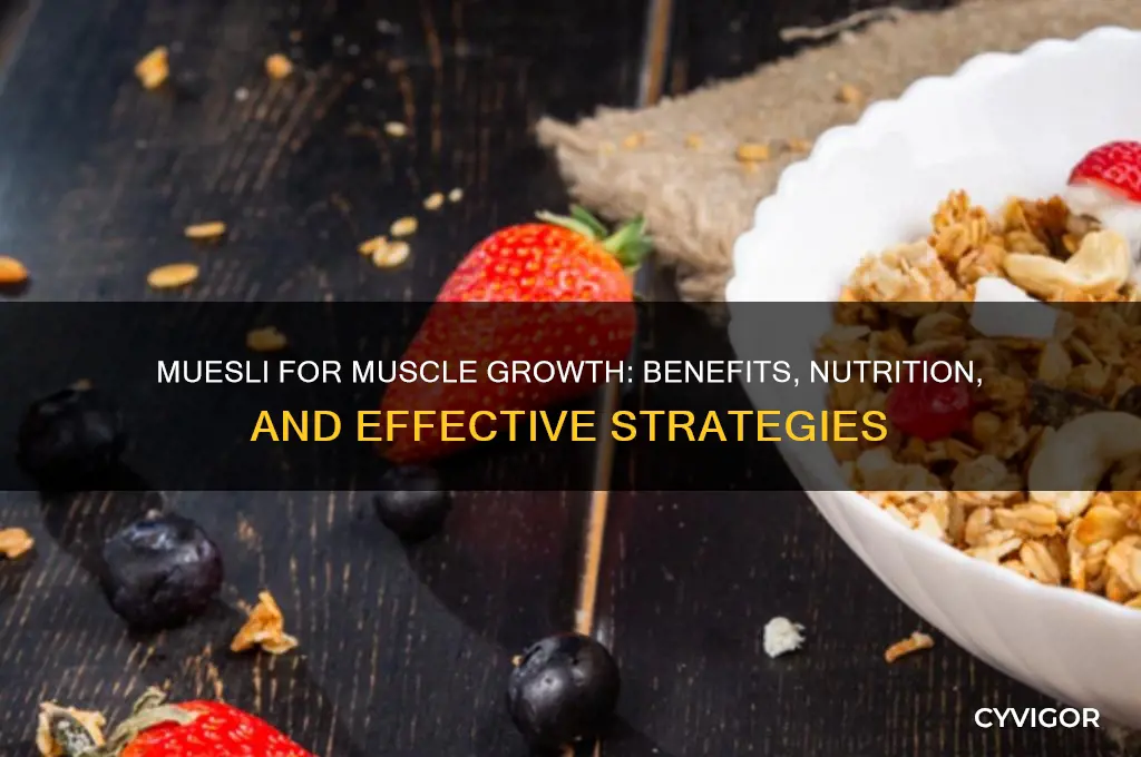 is muesli good for muscle growth