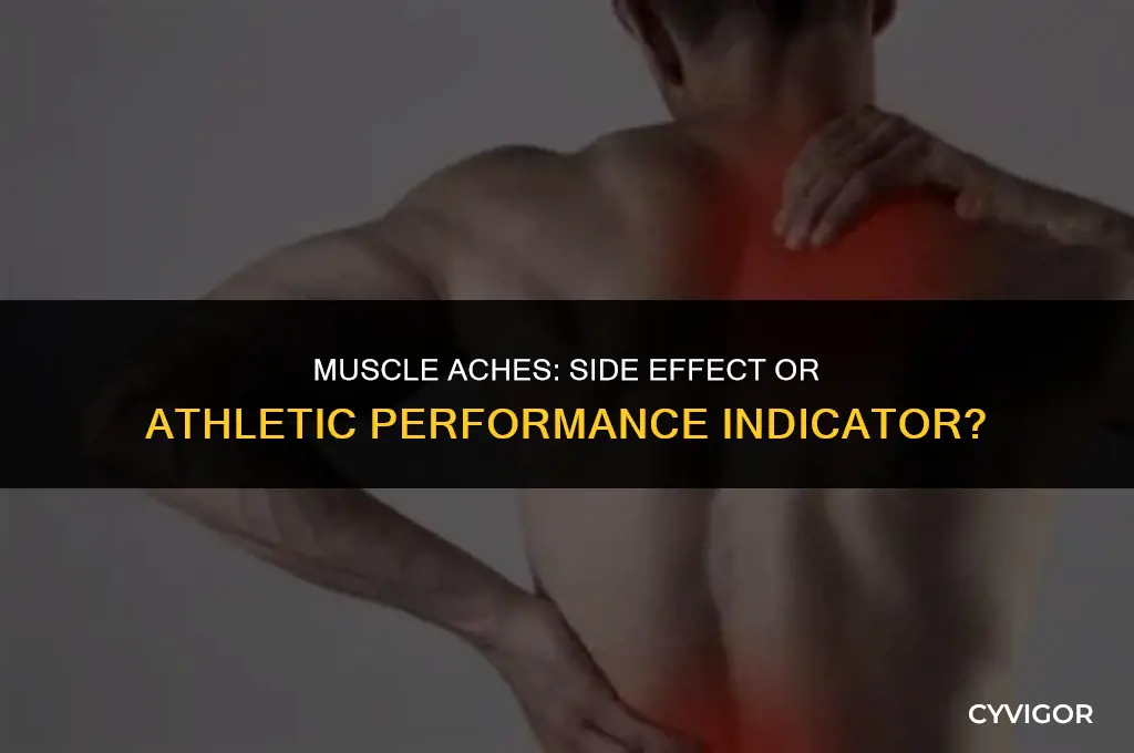 is muscle aches a side affect or athenol