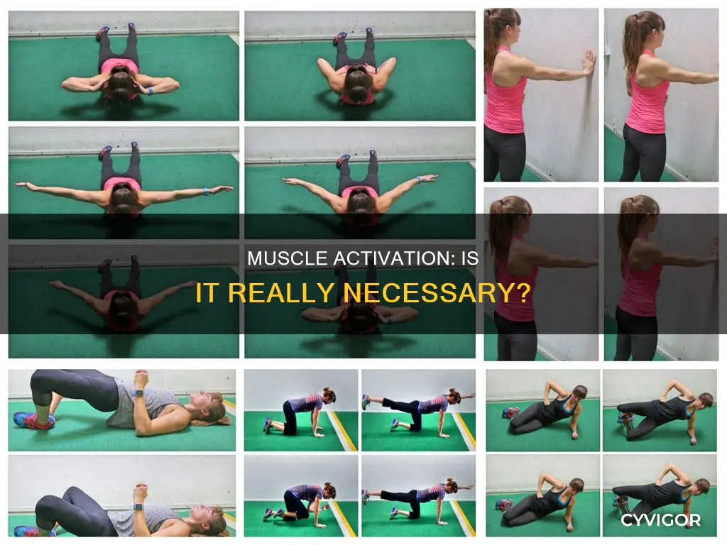 is muscle activation necessary
