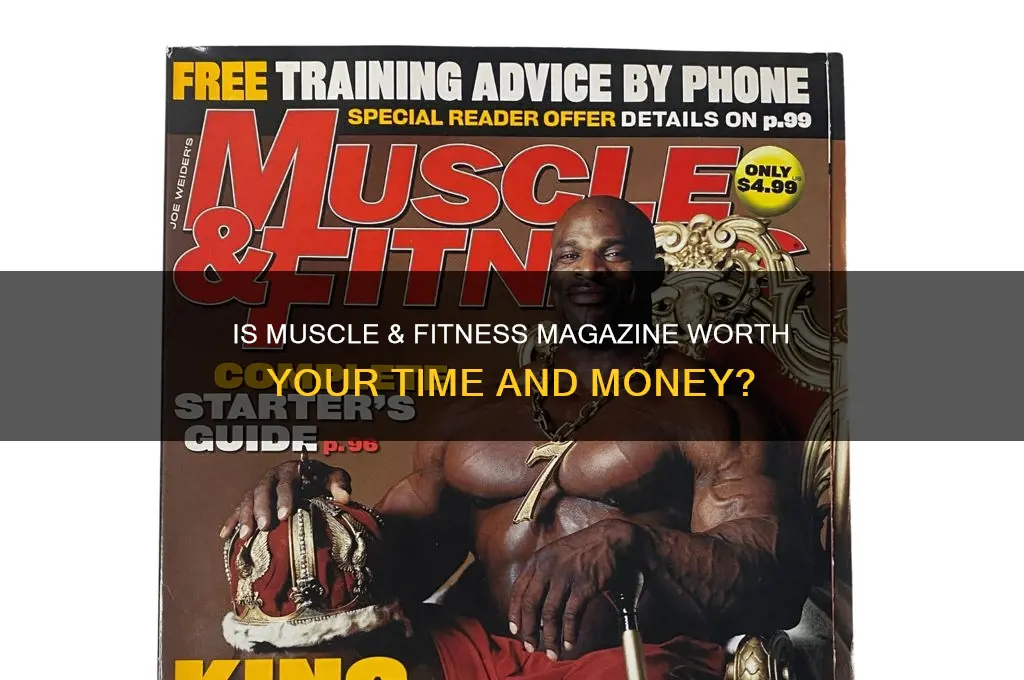 is muscle and fitness a good magazine